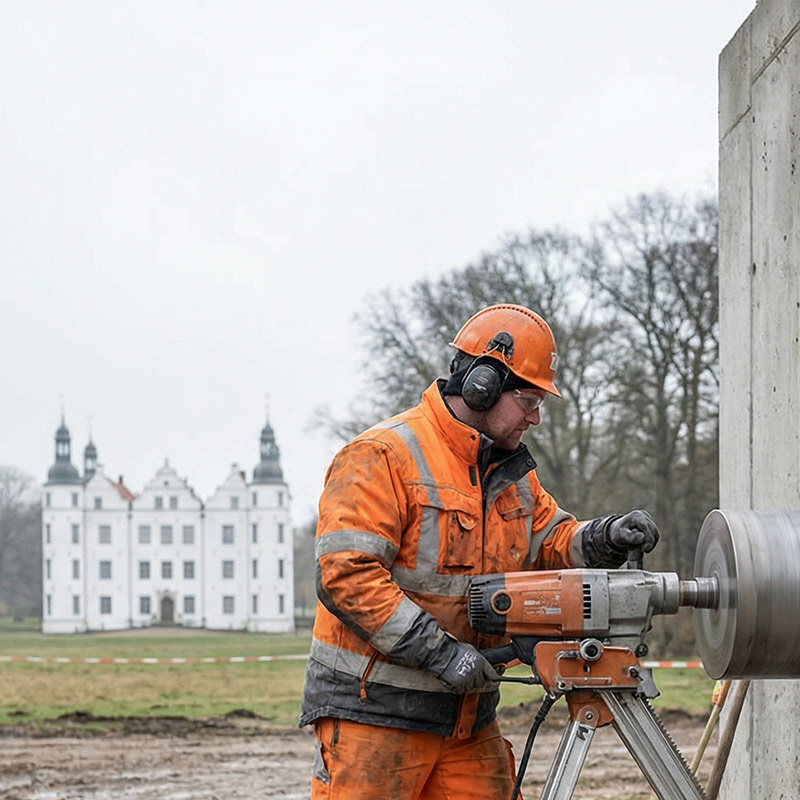 Kernbohrung Ahrensburg -Schloss
